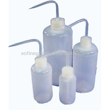 Plastikwaschflasche für Laboratorium, chemische Waschflaschen